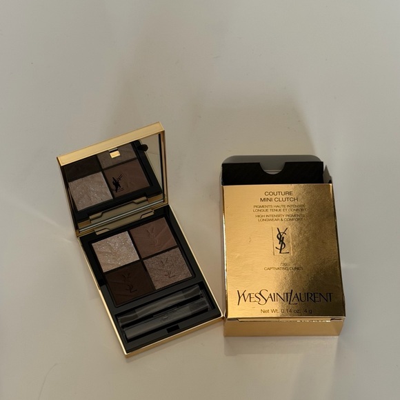 Yves Saint Laurent couture mini clutch 720 captivating dunes - Picture 2 of 4